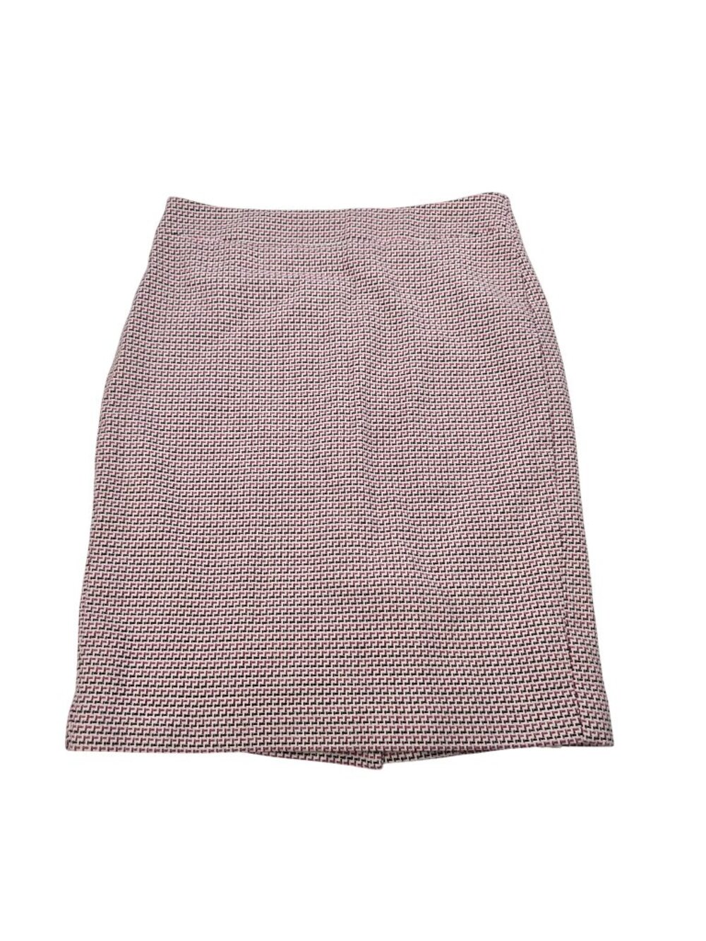 Ann Taylor Factory Women's Textured Pencil Skirt Pink/Multi Size 2 Zip